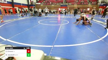 126 lbs Consi Of 4 - Derrick Elmore, Tulsa Union vs Malaki Venetoff, Berryhill High School