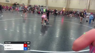 118 lbs Rr Rnd 2 - Sophie Colon, Die Hard Wrestling vs Olivia Gibson, Not Plain Jane's - Purple