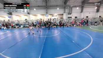 55 lbs Cons. Round 3 - Grey Matthews, Texas Elite Wrestling Club vs Ronan Hunter, Vici Wrestling Club