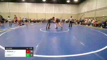 230 lbs Rr Rnd 3 - Logan Richard, LWA 14U vs John Levy, Roundtree Wrestling Academy 14U