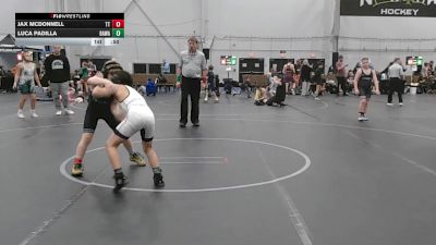 90 lbs Finals (2 Team) - Jax McDonnell, Triumph Trained vs Luca Padilla, Broad Axe WA White