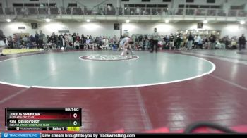 126 lbs Champ. Round 1 - Julius Spencer, Elite Athletic Club vs Sol Siburcrist, Indiana Storm Wrestling Club