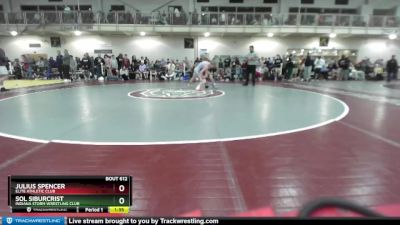 126 lbs Champ. Round 1 - Julius Spencer, Elite Athletic Club vs Sol Siburcrist, Indiana Storm Wrestling Club