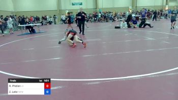 100 lbs Final - RJ Phelan, Lake Gibson vs Zachary Leto, Tampa Bay Tigers Wrestling