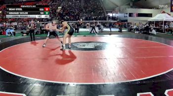 6A 215 lbs Cons. Round 1 - Beau Steel, Kuna vs Graham Taylor, Thunder Ridge