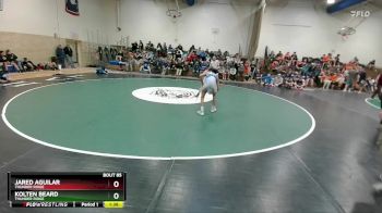 113 lbs Quarterfinal - Jared Aguilar, Thunder Ridge vs Kolten Beard, Thunder Ridge