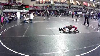50 lbs Champ. Round 2 - Owen Williamson, Nebraska Wrestling Academy vs Kasten Anderson, Kimball Wrestling Club