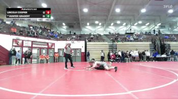 165 lbs Quarterfinal - Hunter Gradert, Center Grove vs Lincoln Cooper, Columbus East