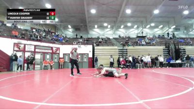 165 lbs Quarterfinal - Hunter Gradert, Center Grove vs Lincoln Cooper, Columbus East