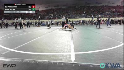 119 lbs Consi Of 8 #1 - Eli Pingleton, Collinsville Cardinal Youth Wrestling vs Axel Booth, Sperry Wrestling Club