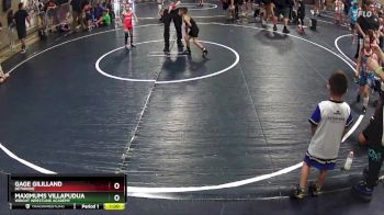 52 lbs Round 3 - Gage Gililland, Dethrone vs Maximums Villapudua, Wright Wrestling Academy