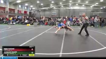 98 lbs Round 1 (8 Team) - Reid Foster, Iowa Black vs Gordan Knapp, Montana Maroon