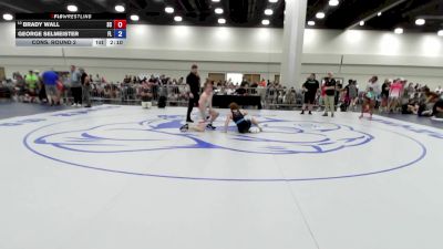 138 lbs Cons. Round 2 - Brady Wall, SC vs George Selmeister, FL