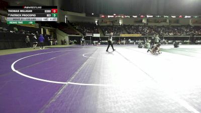 133 lbs Round Of 64 - Thomas Milligan, UConn vs Patrick Procopio, West Chester