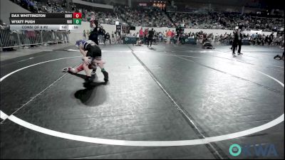55 lbs Consi Of 8 #2 - Dax Whittington, Duncan Demon Wrestling vs Wyatt Pugh, Viking Wrestling Club