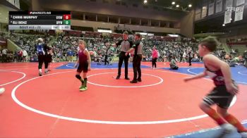 75 lbs Quarterfinal - Chris Murphy, Gentry Youth Organization Wrestling vs Eli Benz, Benton Parks Youth Wrestling