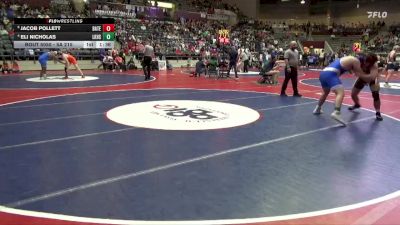 5A 215 lbs Quarterfinal - Jacob Pollett, Batesville vs Eli Nicholas, Lakeside