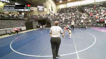 6A 155 lbs 5th Place Match - Naidelyn Lucio, Mountain Ridge vs Kinsey Byrge, Corner Canyon