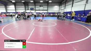 94 lbs Round Of 16 - Evan Kowalsky, Maine Trappers vs Henry Santini, Red Roots WC