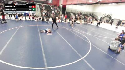 45-46 lbs Round 1 - Colt Steers, Roy Wrestling Club vs Axton Diaz, Roy Wrestling Club