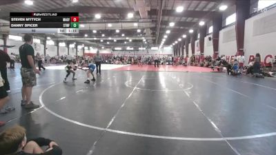 90 lbs Round 3 (8 Team) - Steven Mytych, Mat Assassins Gray vs Danny Spicer, Steller Trained Wolffe