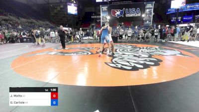 165 lbs Cons 64 #2 - Jaiden Matta, AZ vs Gideon Carlisle, AR