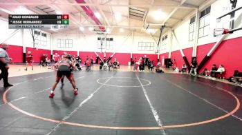 125 lbs 5th Place Match - Jesse Hernandez, Cerritos College vs Julio Gonzales, Arizona Christian