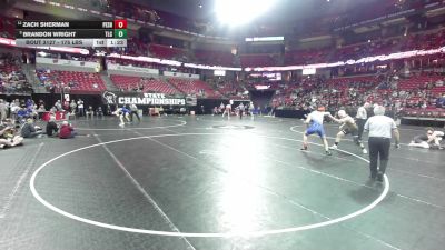 175 lbs Quarters - Brandon Wright, Turtle Lake/Clayton vs Zach Sherman, Peshtigo