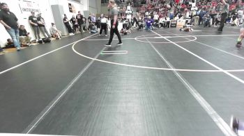 43 lbs Quarterfinal - Riley Tarwater, Eufaula Ironheads Wrestling Club vs Ezekiel Baker, Skiatook Youth Wrestling