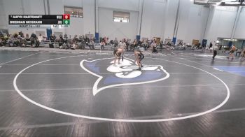 157 lbs Champ. Round 2 - Brennan McGrann, Johns Hopkins vs Jaryn Hartranft, Wilkes