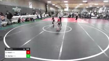 77 lbs Consi Of 4 - Deryn Wood, Bayard vs Miguel Gamez, Brighton WC