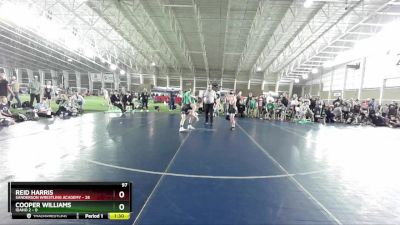 97 lbs Champ Round 1 (16 Team) - Cooper Williams, Idaho 2 vs Reid Harris, Sanderson Wrestling Academy