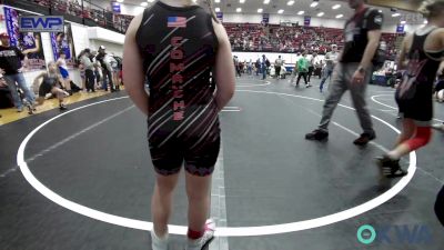 62-67 lbs Rr Rnd 2 - Abra Smith, Comanche Takedown Club vs Legend Koch, Duncan Demons