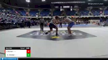 285 lbs Champ. Round 2 - Armand Voloder, Lakke Park vs Isaac Guinan, Petersburg Porta