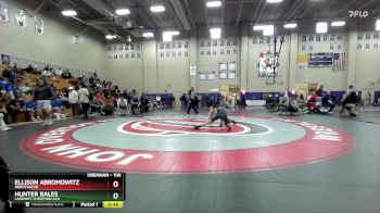 106 lbs Cons. Round 5 - Hunter Bales, Lakeway Christian Aca vs Ellison Abromowitz, Brentwood
