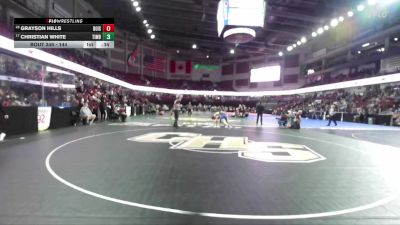 144 lbs Cons. Round 3 - Christian White, Timberline vs Grayson Hills, Boise