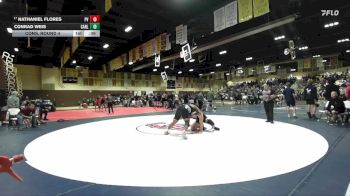 215 lbs Cons. Round 4 - Nathaniel Flores, Paloma Valley vs Conrad Weis, Carlsbad