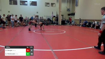 132 lbs Final - Bruce Berger, HS Cincinnati WC vs Garen McDonald, HS Gladiators