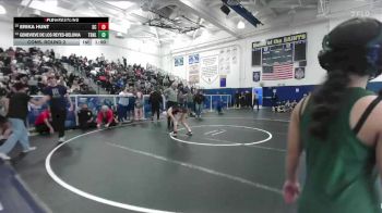 100 lbs Cons. Round 2 - Genevieve De Los Reyes-Belonia, Nogales vs Erika Hunt, San Clemente