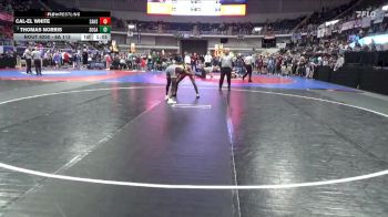 6A 113 lbs Semifinal - Thomas Norris, Southside Gadsden vs Cal-el White, Saraland
