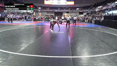 6A 113 lbs Semifinal - Thomas Norris, Southside Gadsden vs Cal-el White, Saraland