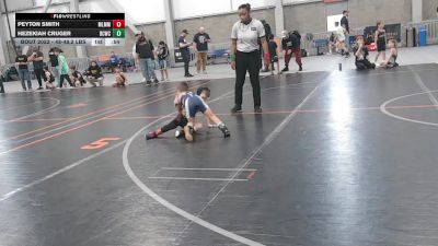 48-48.2 lbs Champ. Round 1 - Hezekiah Cruger, Big Cat Wrestling Club vs Peyton Smith, Medical Lake Mat Maulers