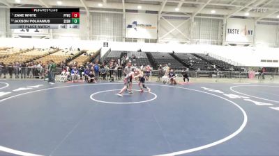 110 lbs 1st Place Match - Zane White, Penn Yan Wrestling Club vs Jaxson Polhamus, SV Saber Den Wrestling