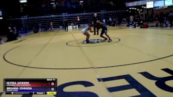 130 lbs Cons. Semi - Alyssa Jackson, Colorado Mesa University vs Brianna Johnson, Adams State