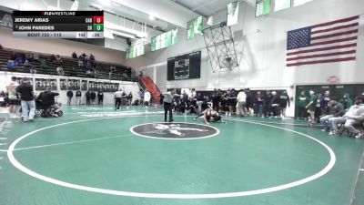 113 lbs Cons. Round 5 - John Paredes, South Hills vs Jeremy Arias, Cabrillo (Long Beach)
