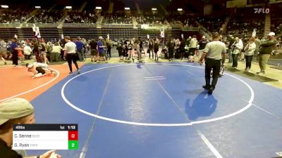 49 lbs Rr Rnd 3 - Cohen Senne, Bozeman WC vs Gabe Ryan, Thermopolis WC