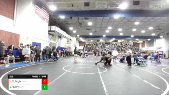 285 lbs Champ. Round 2 - Seth Fogle, Centennial Corona vs Jerry Witty, San Pedro