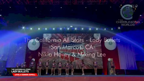 The California All Stars - San Marcos - Lady Bullets [2025 L6 Senior XSmall Finals] 2025 The Cheerleading Worlds