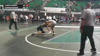 6A 150 lbs 1st Place Match - Carter Campbell, Athens vs Christian Esparza, Mortimer Jordan HS