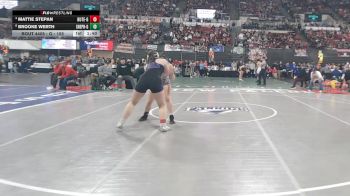 G - 155 lbs Quarterfinal - Mattie Stepan, Butte (Girls) vs Brooke Werth, Shepherd (Girls)
